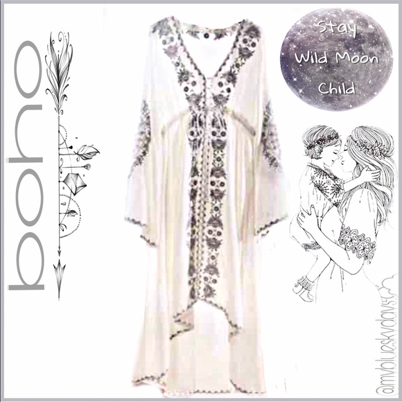 🍃Boho Dress!🍃compare to free people🍃 - Picture 3 of 5